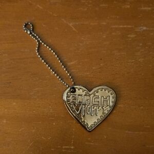 Coach Poppy Gold Hangtag